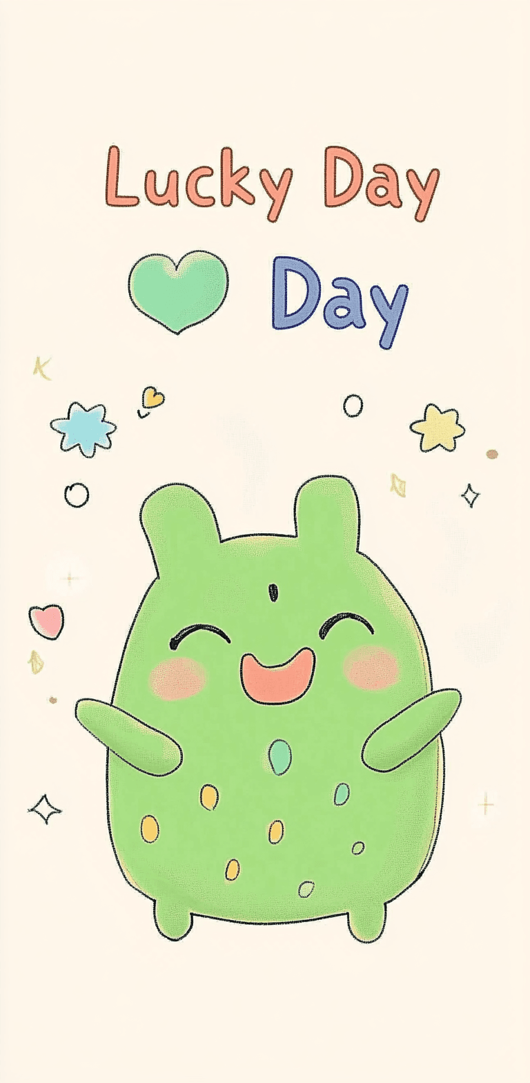 Cute Monster Gleam original repeating artwork