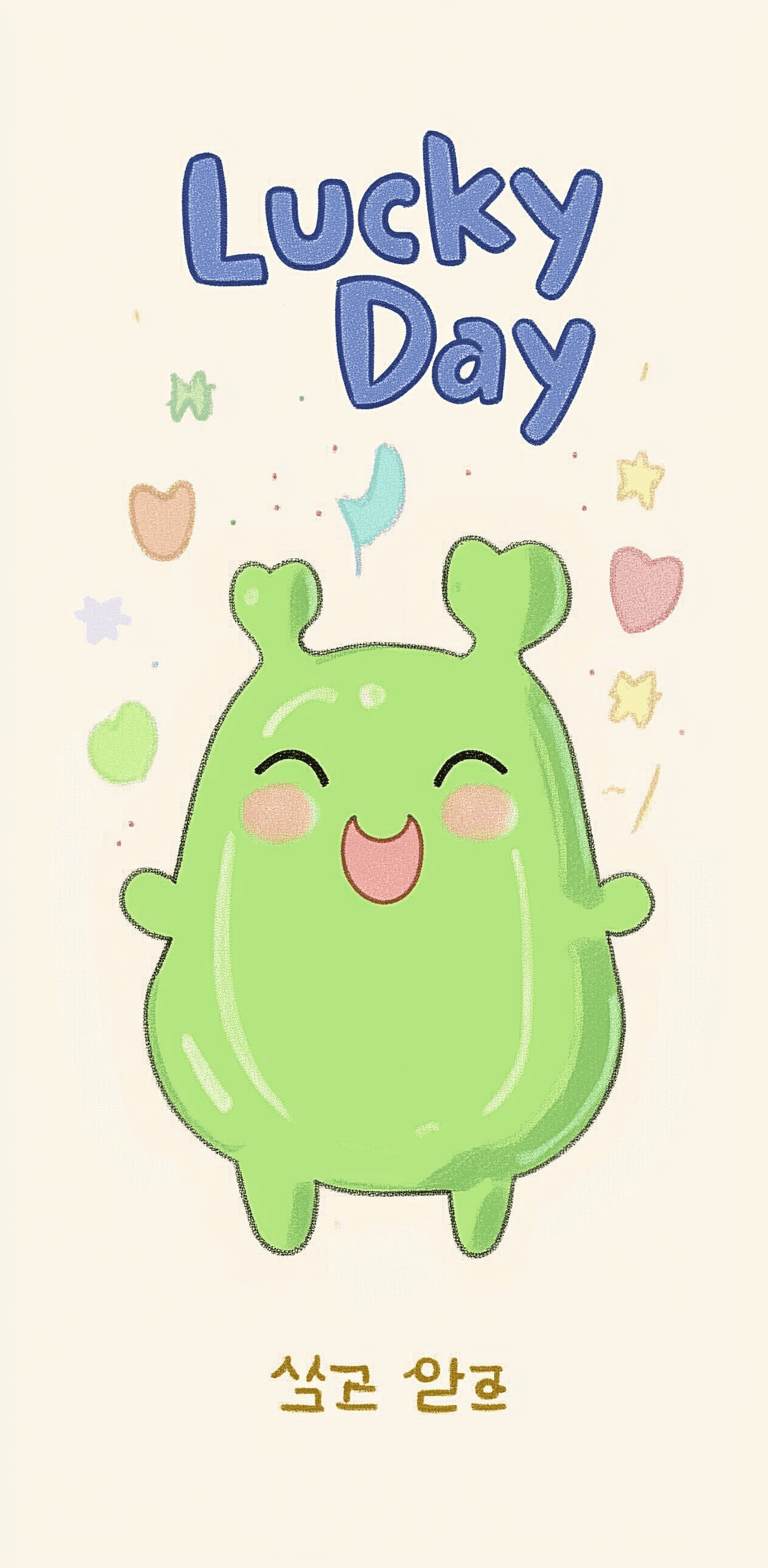 Cute Monster Evening original repeating artwork
