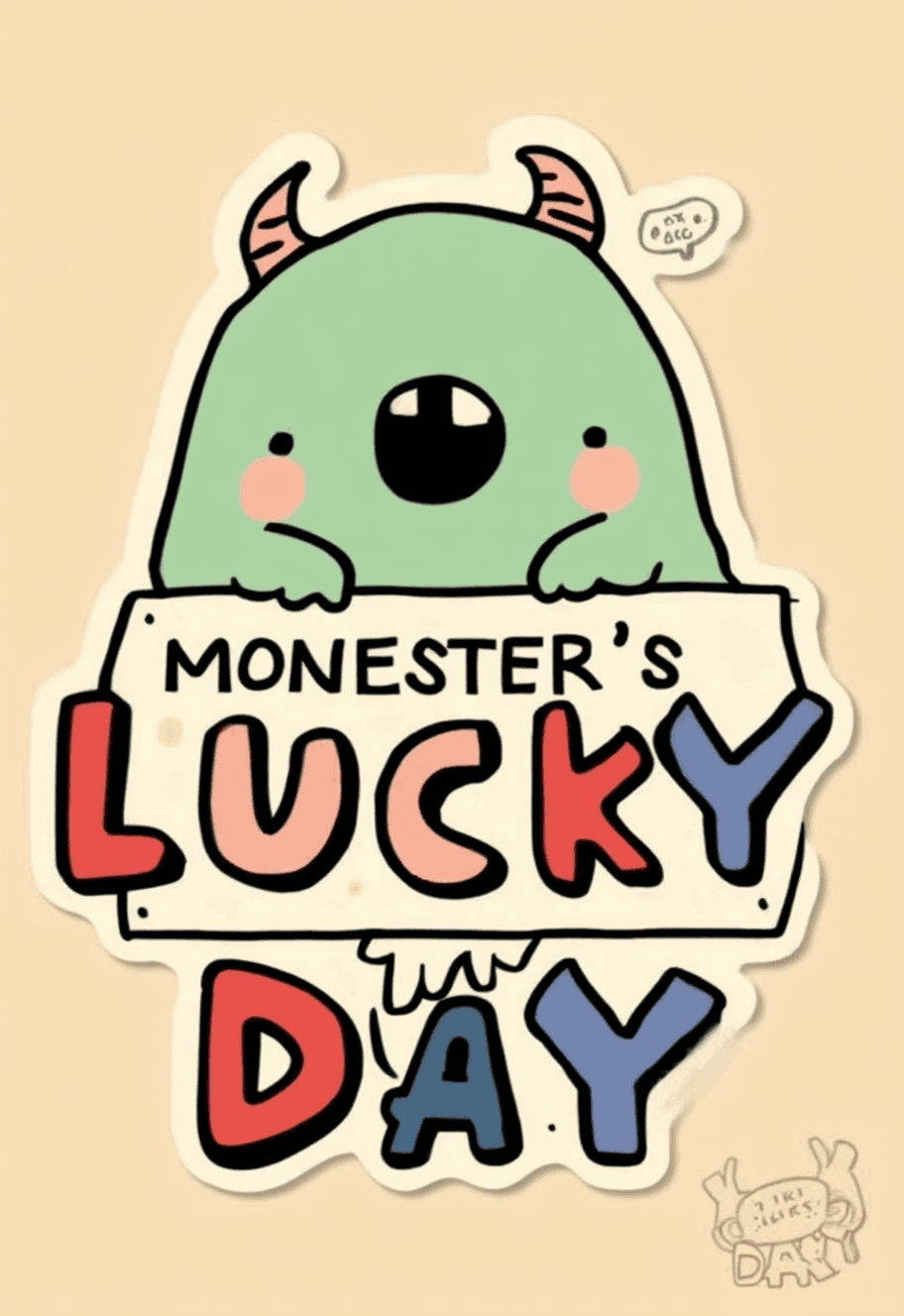 Cute Monster Parade original repeating artwork