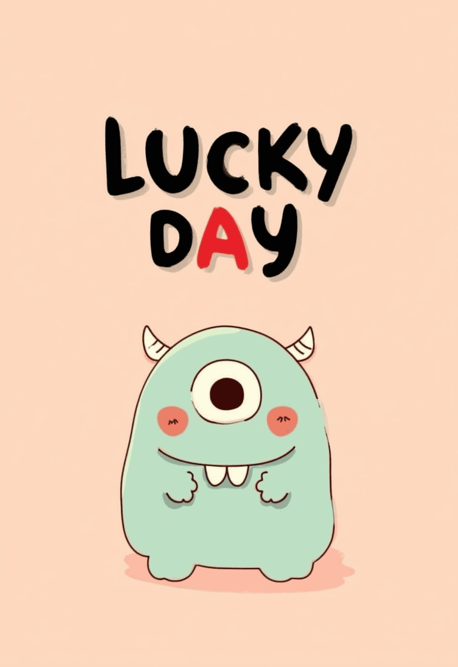 Cute Monster Spring original repeating artwork