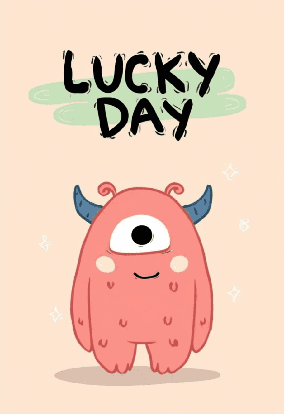 Cute Monster 006 original repeating artwork