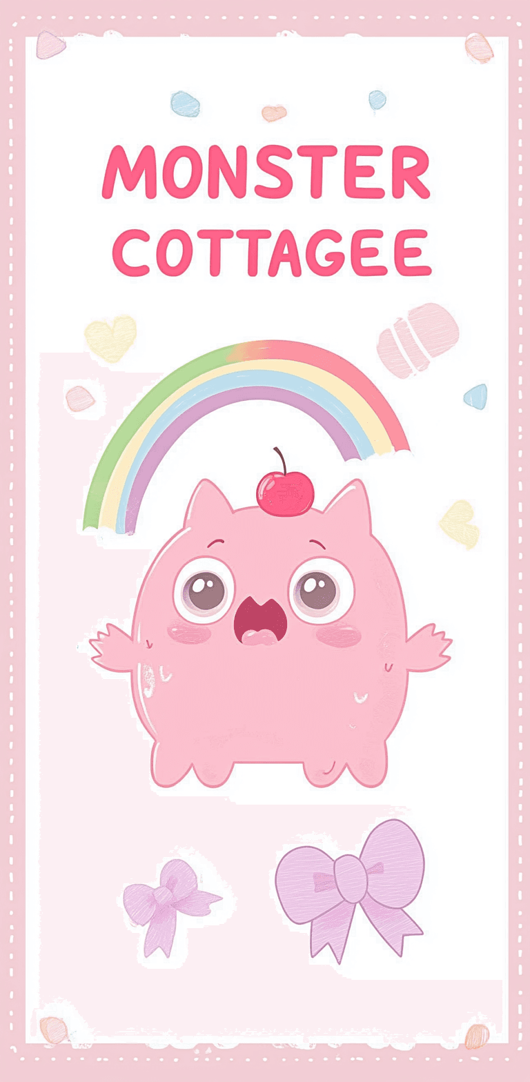 Monster Bright original repeating artwork