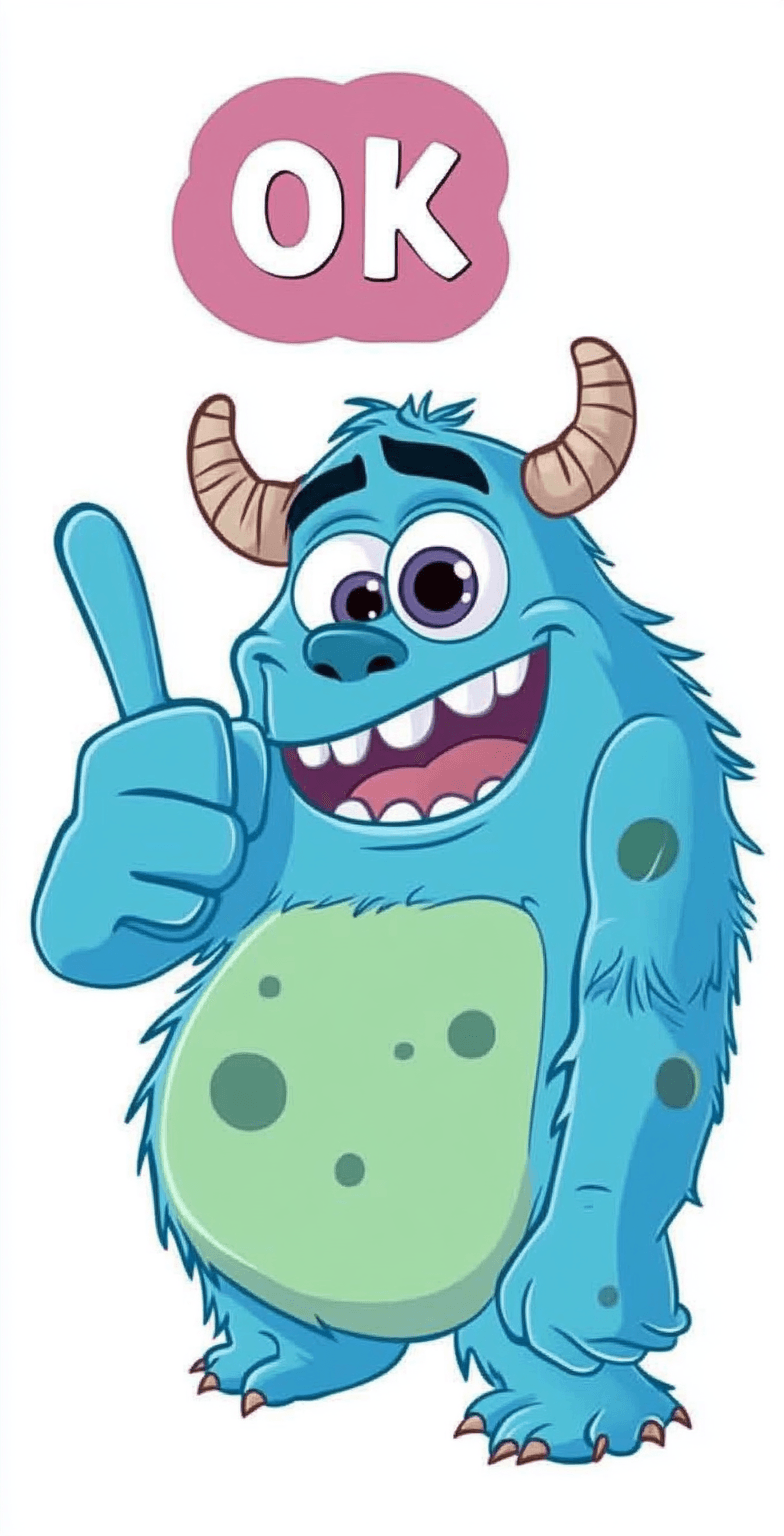 Cute Monster Neon original repeating artwork