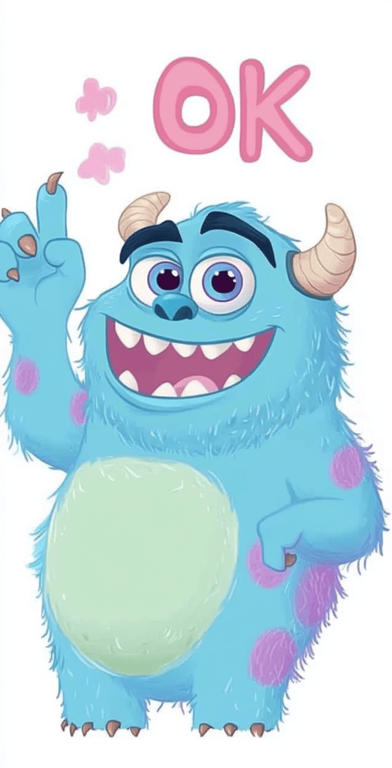 Cute Monster Tune original repeating artwork