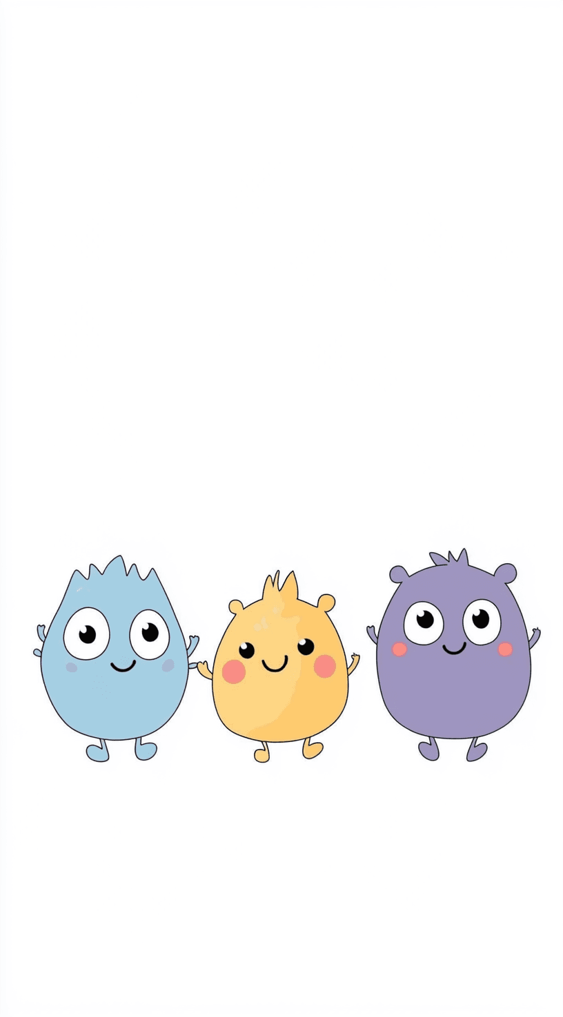 Cartoon Night original repeating artwork