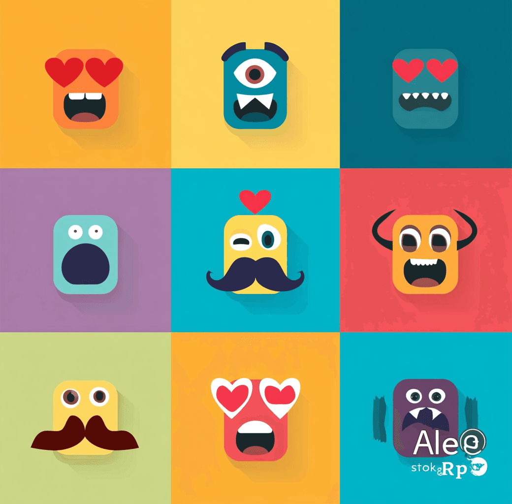 Quirky Icon Crew original repeating artwork
