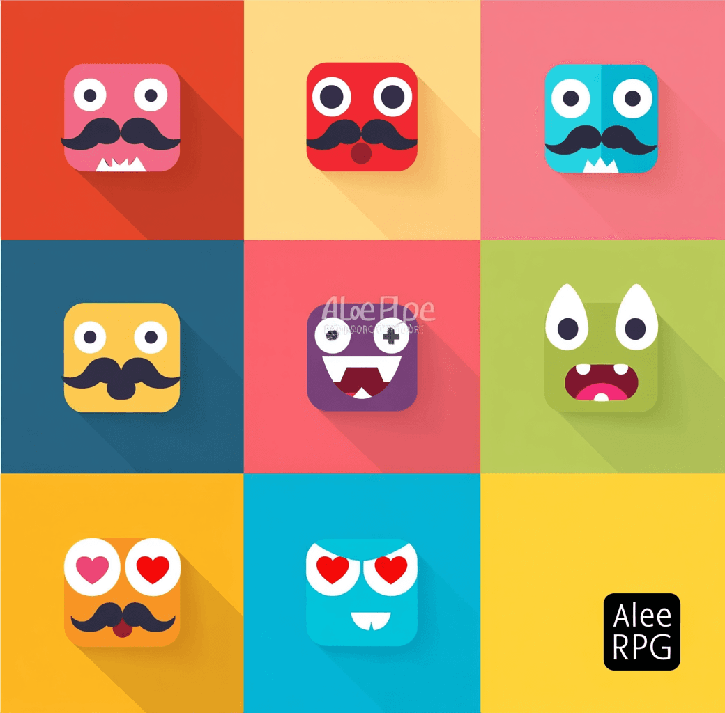 Funny Icon 001 original repeating artwork