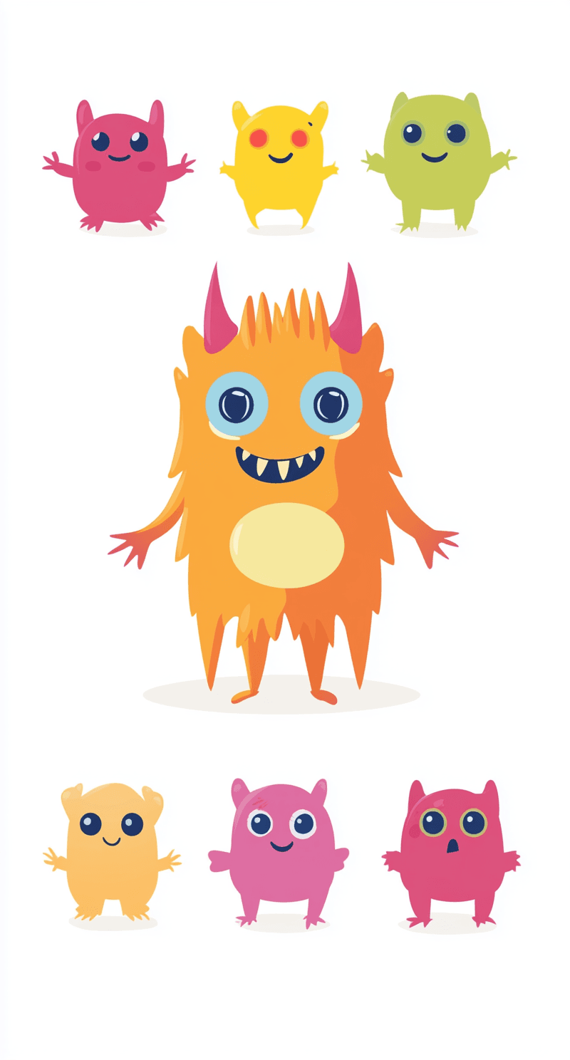 Cute Monster 012 original repeating artwork