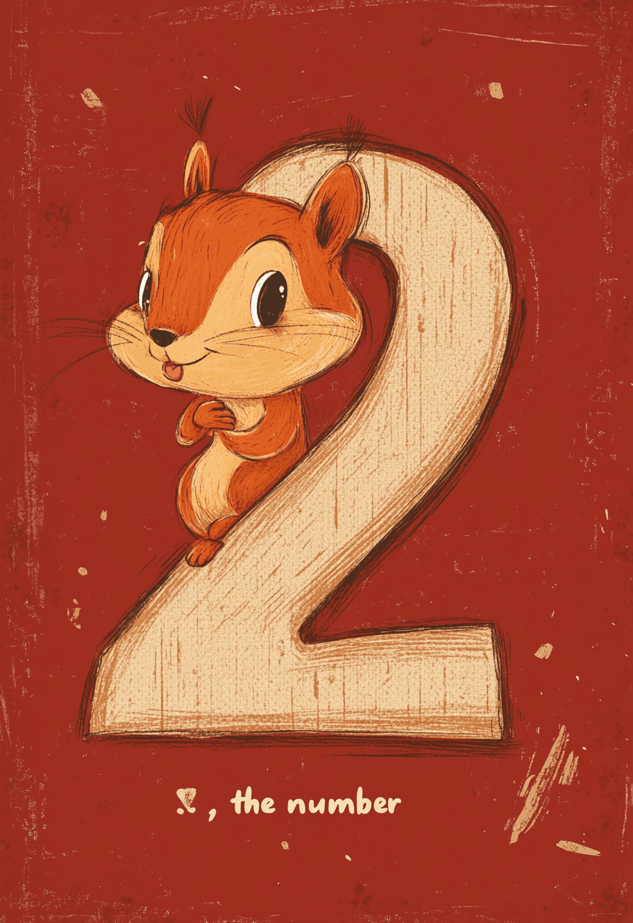Animal Number 108 original repeating artwork
