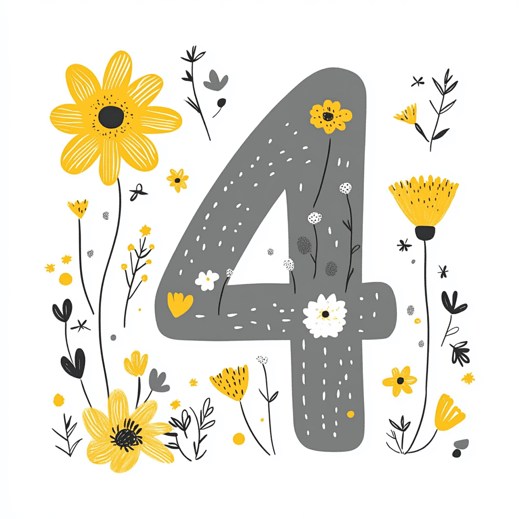 Number 051 original repeating artwork