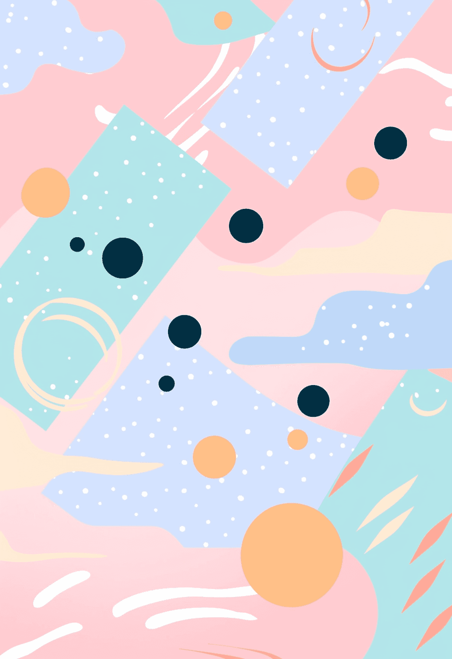 Geo Morning original repeating artwork