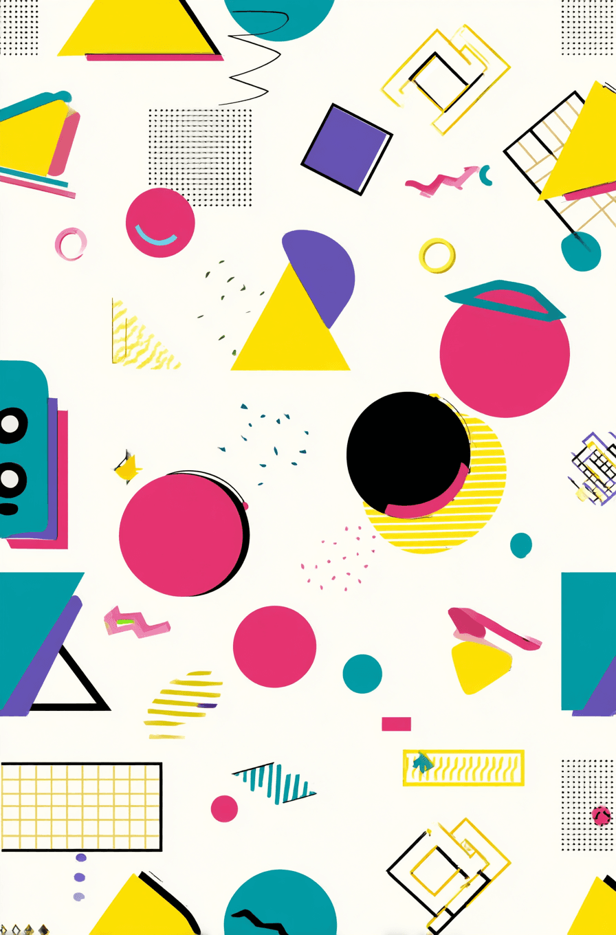 Geo Corner original repeating artwork