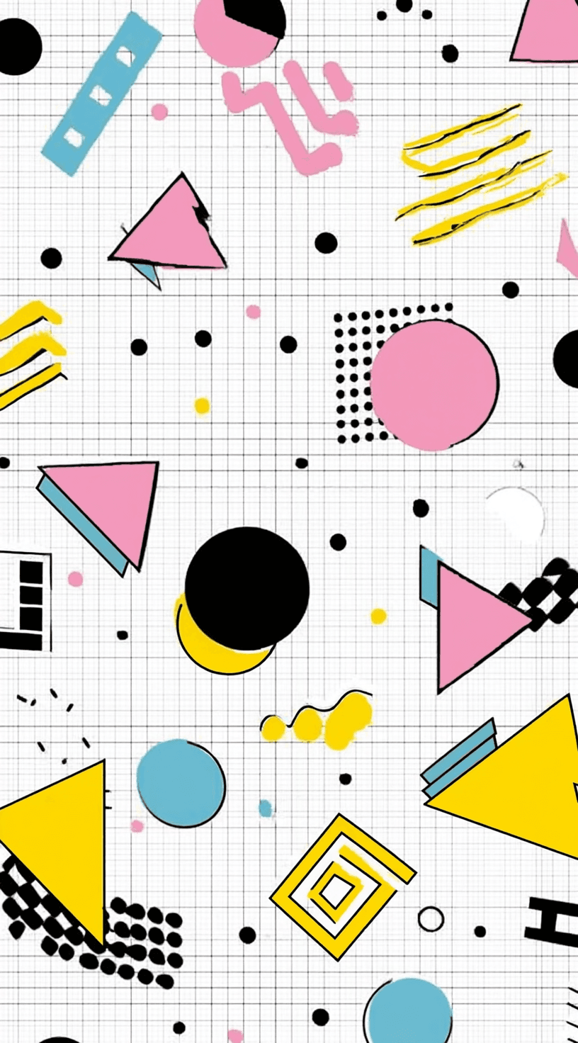 Geo Mono original repeating artwork