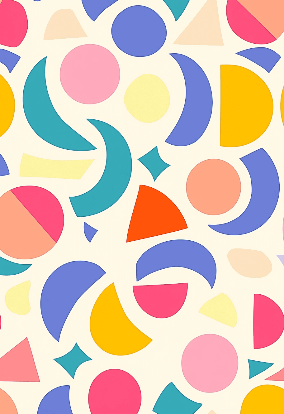 Geo Burst original repeating artwork