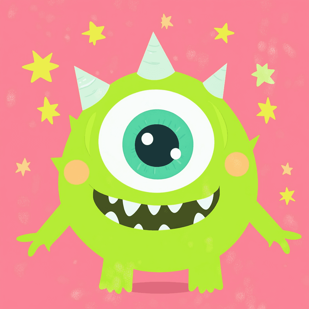 Cartoon Elf Go original repeating artwork