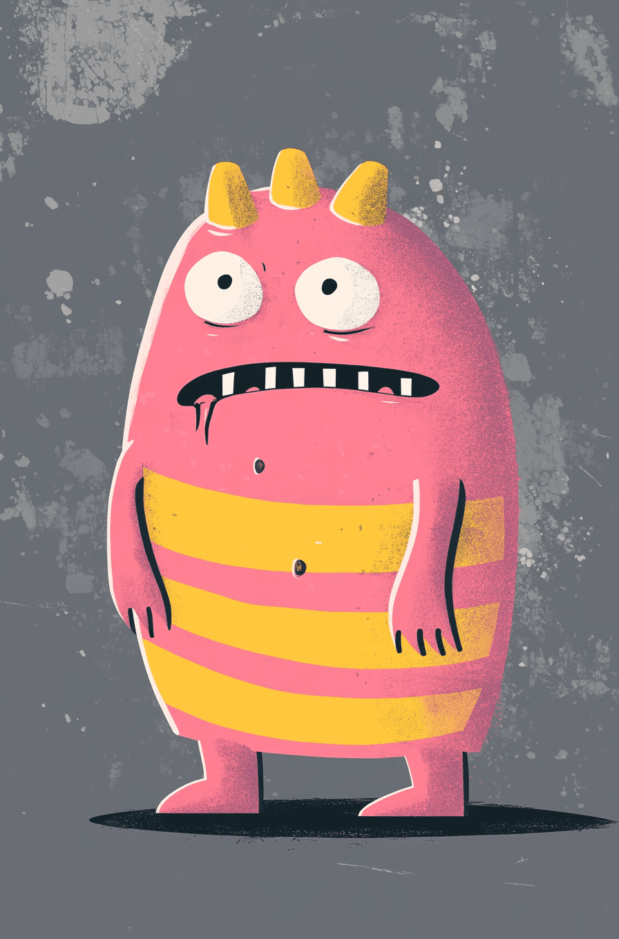 Quirky Point original repeating artwork
