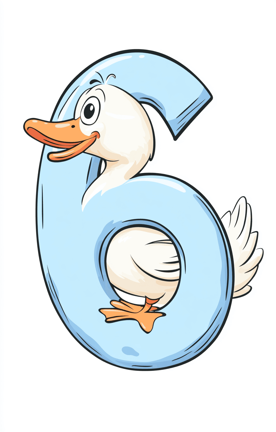 Animal Number Pals original repeating artwork