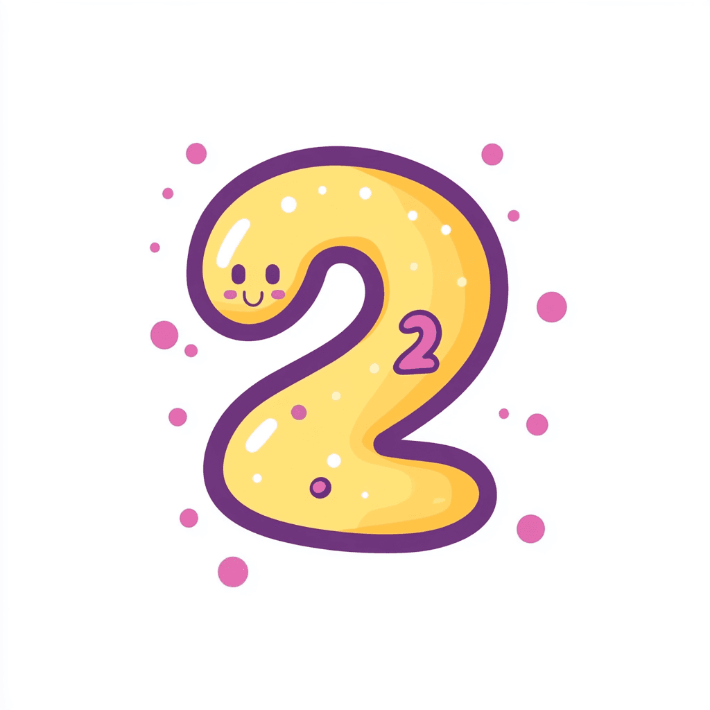 Number 123 original repeating artwork