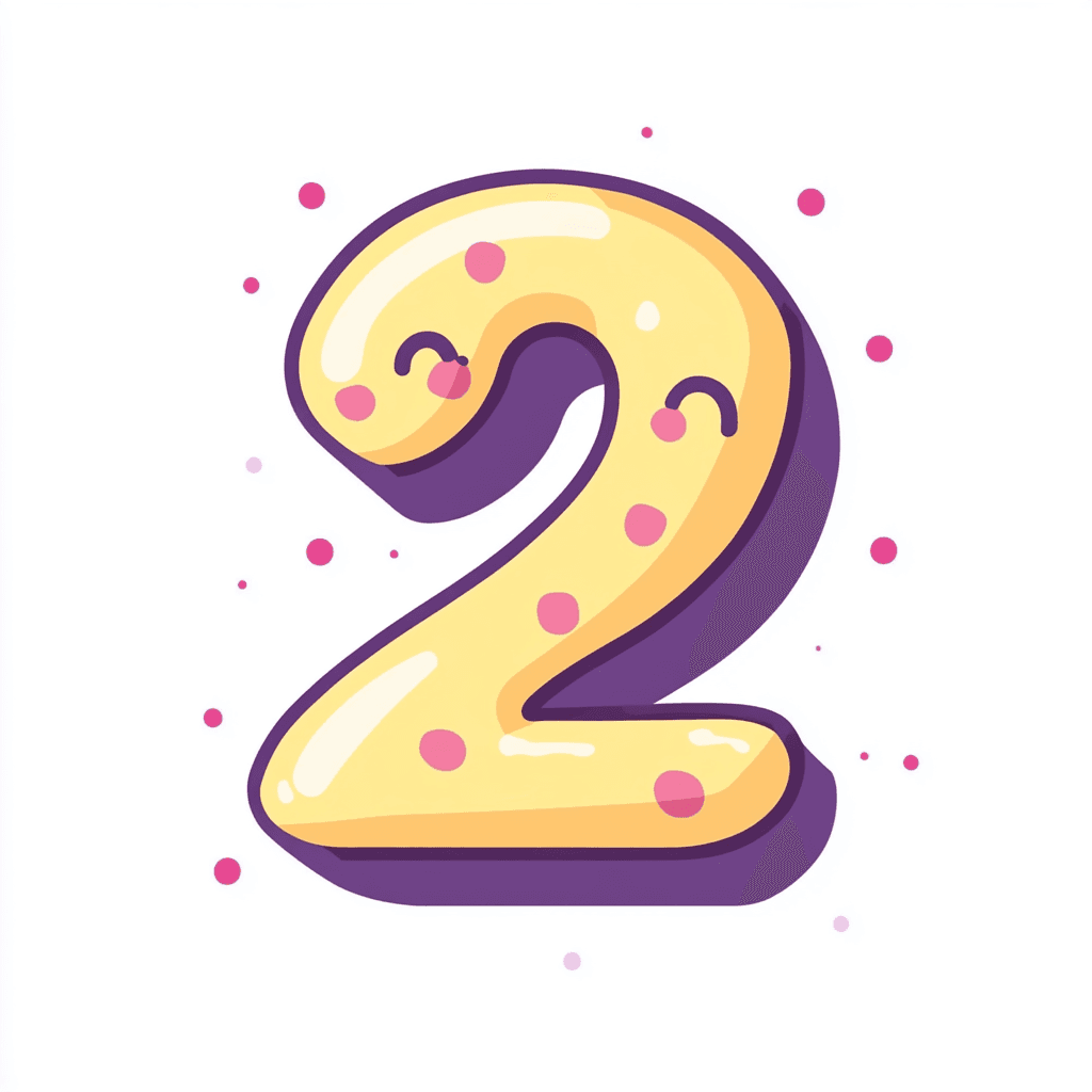 Number Studio original repeating artwork