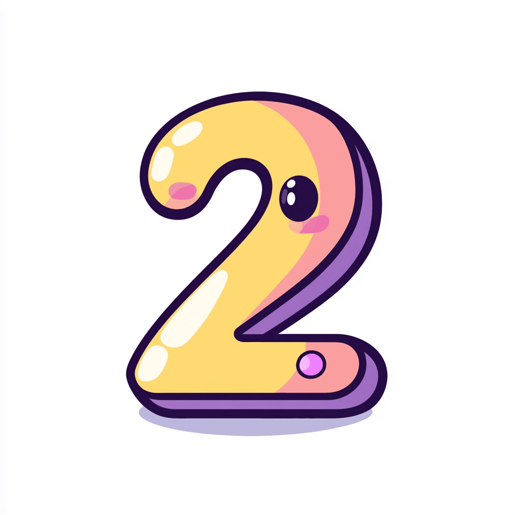 Number Pals original repeating artwork