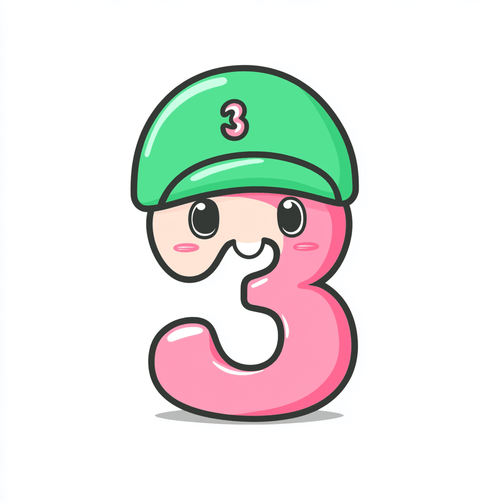 Cute Number 031 original repeating artwork