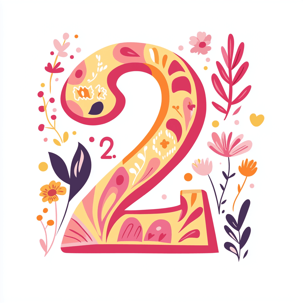 Number Corner original repeating artwork
