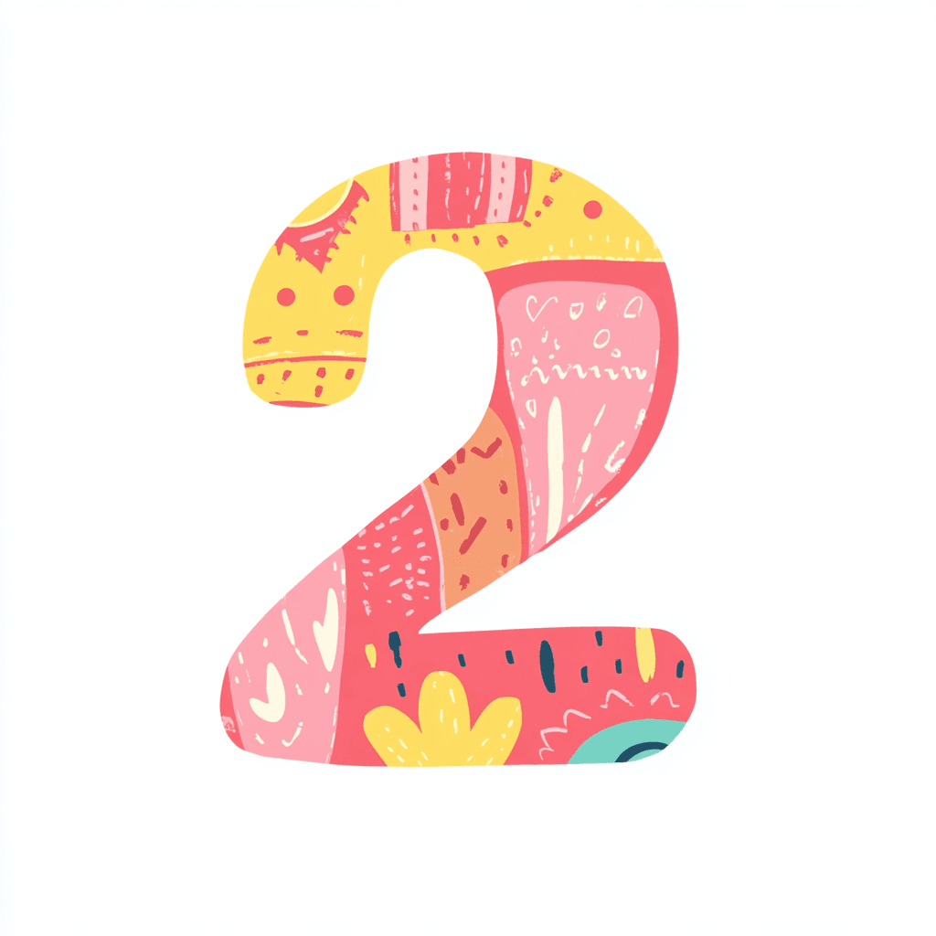 Number 037 original repeating artwork