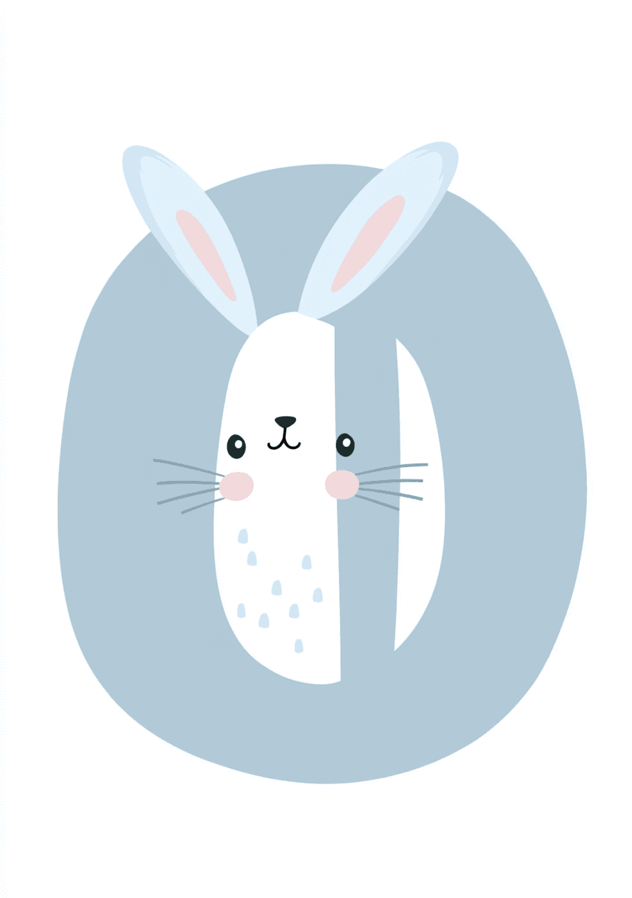 Animal Number 094 original repeating artwork