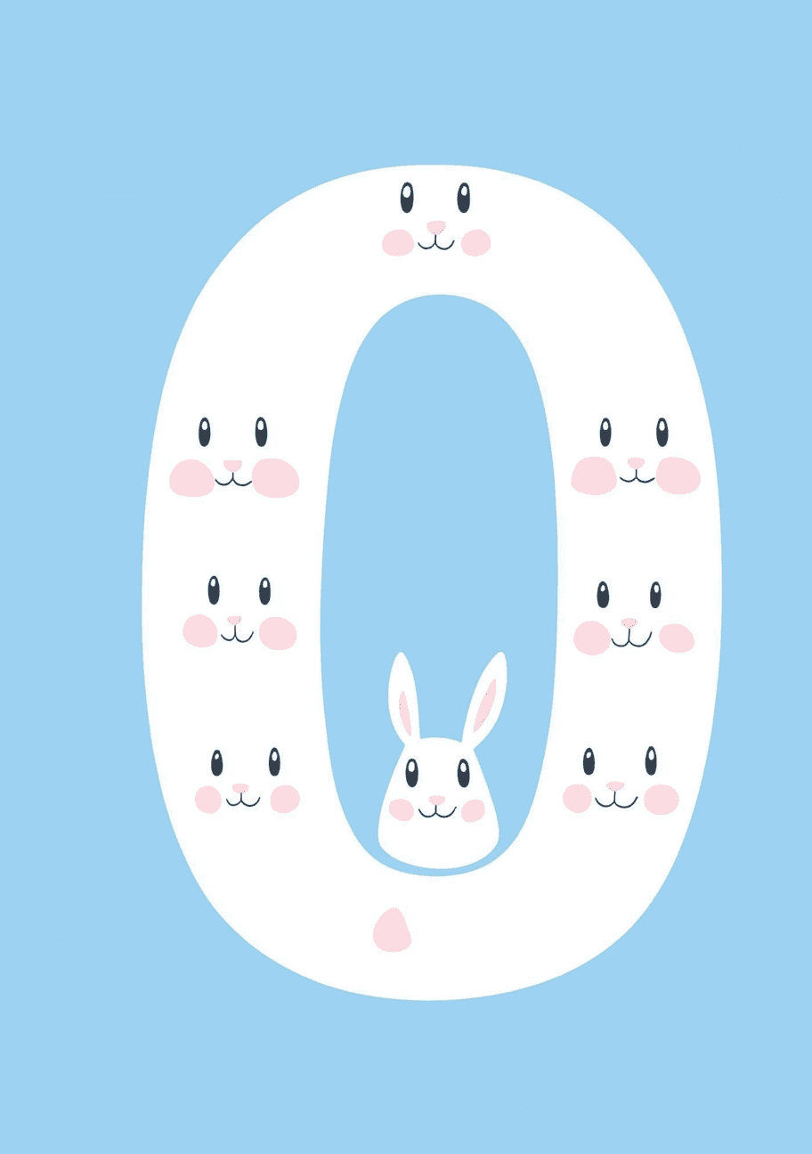 Animal Number 093 original repeating artwork