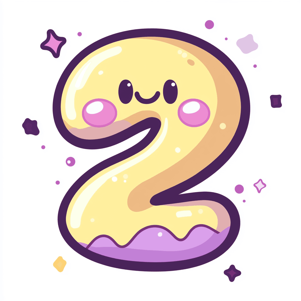 Cute Number Pastel original repeating artwork