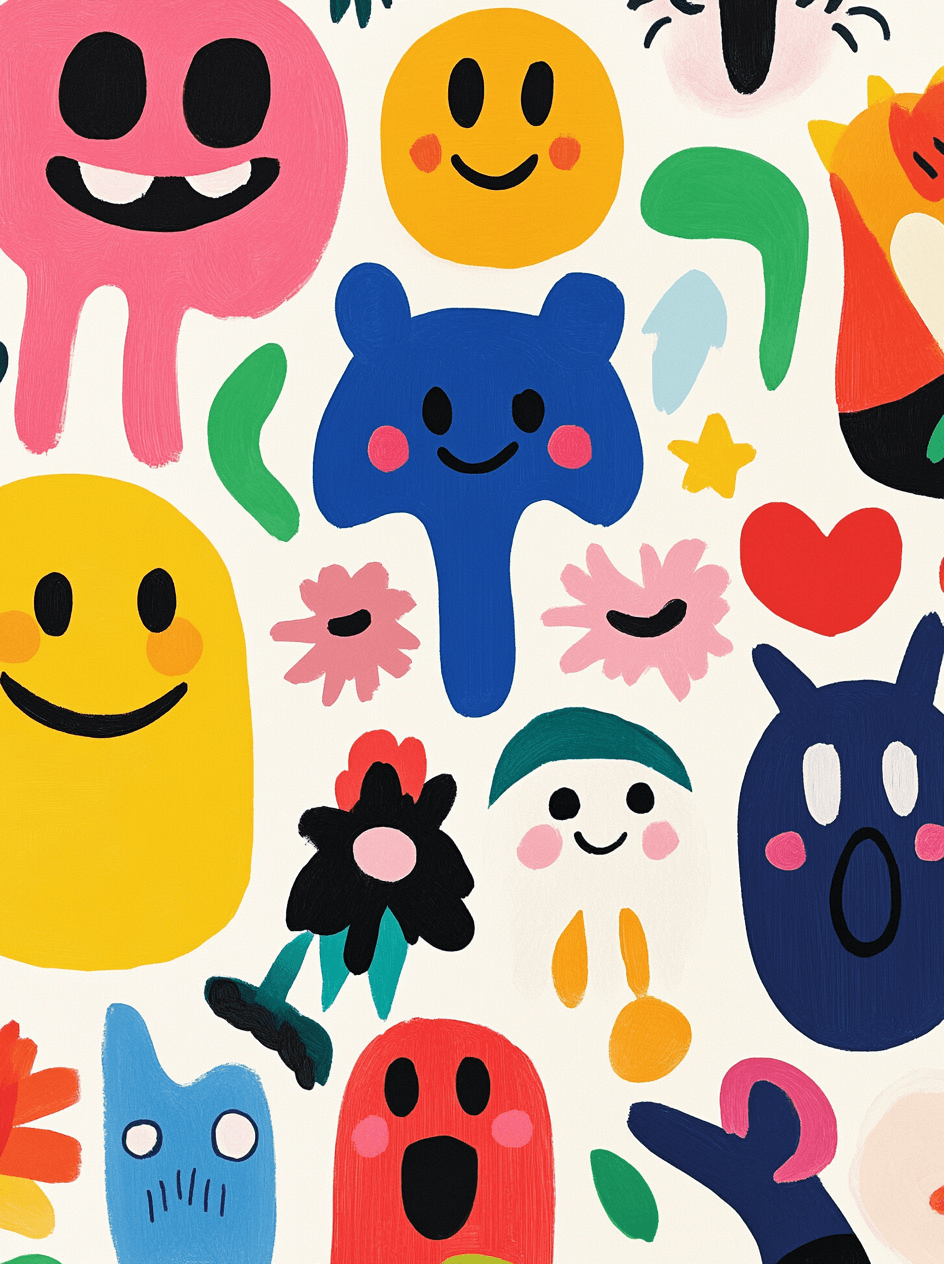 Fun Ivory original repeating artwork