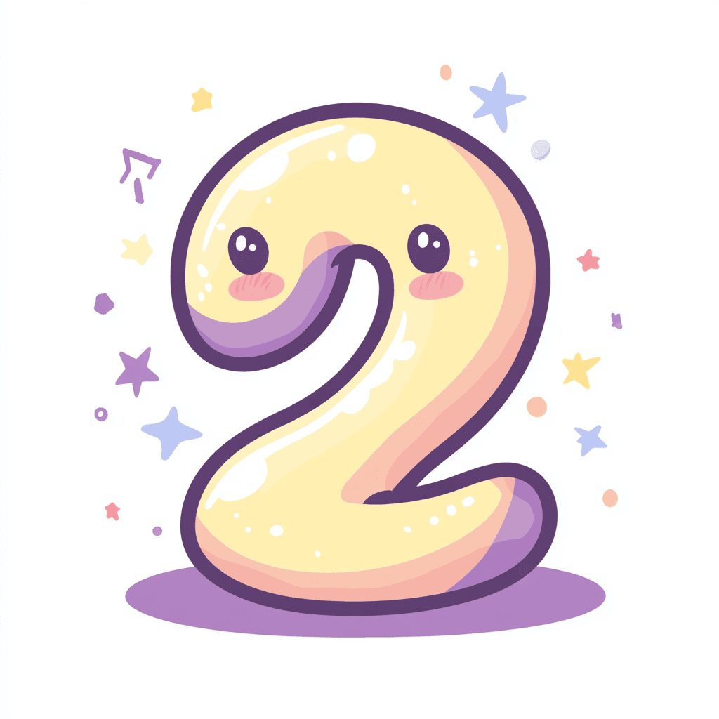 Cute Number Point original repeating artwork