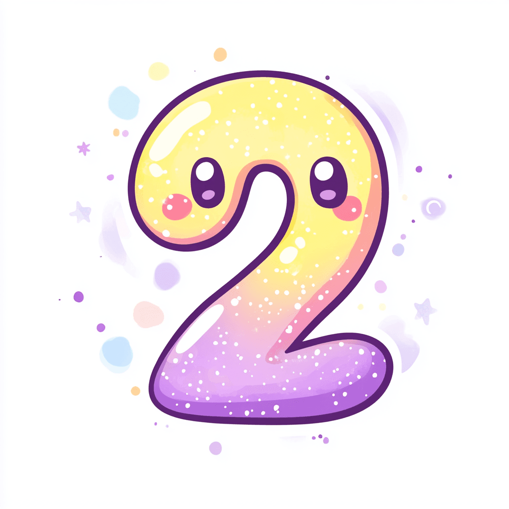 Cute Number 064 original repeating artwork