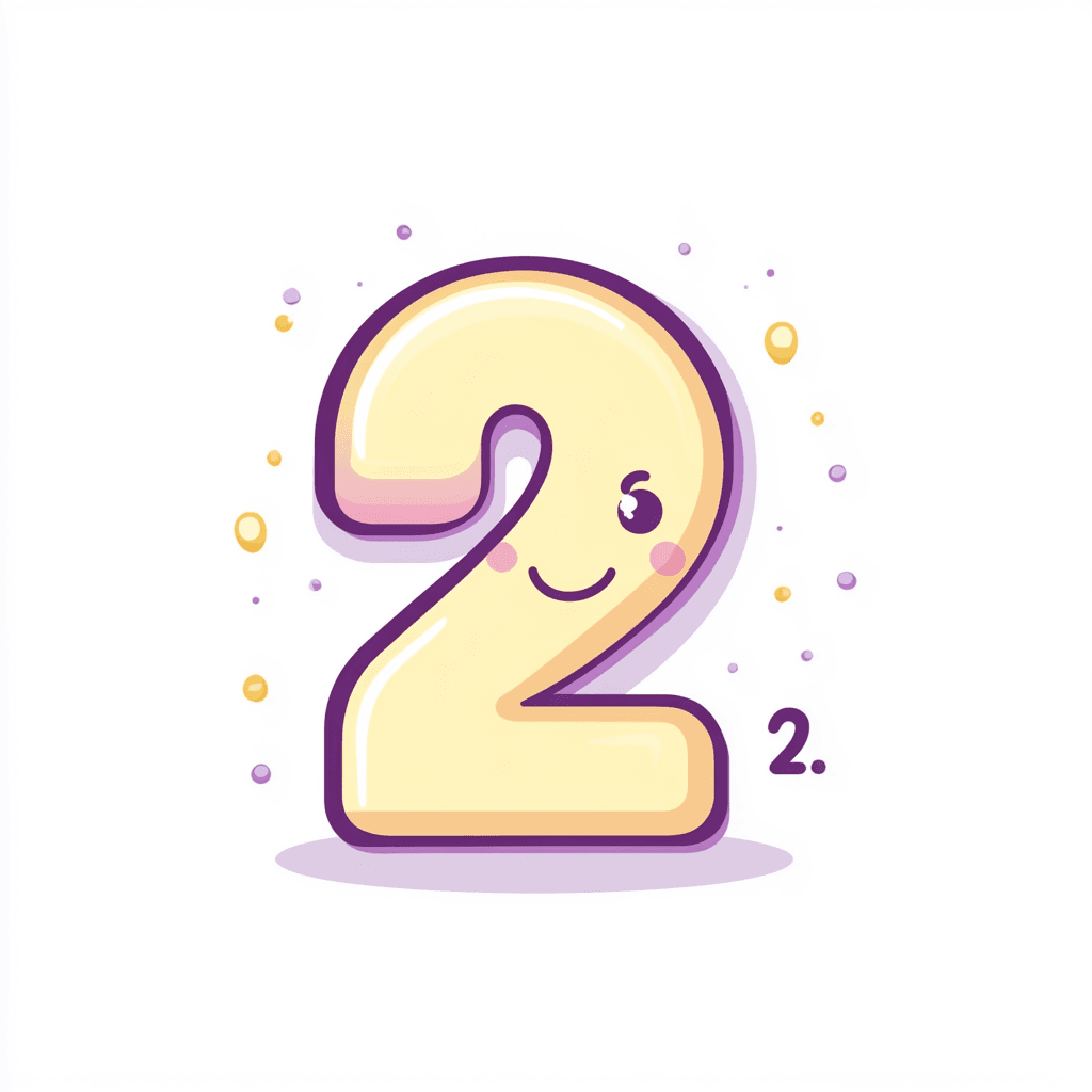 Cute Number Dawn original repeating artwork