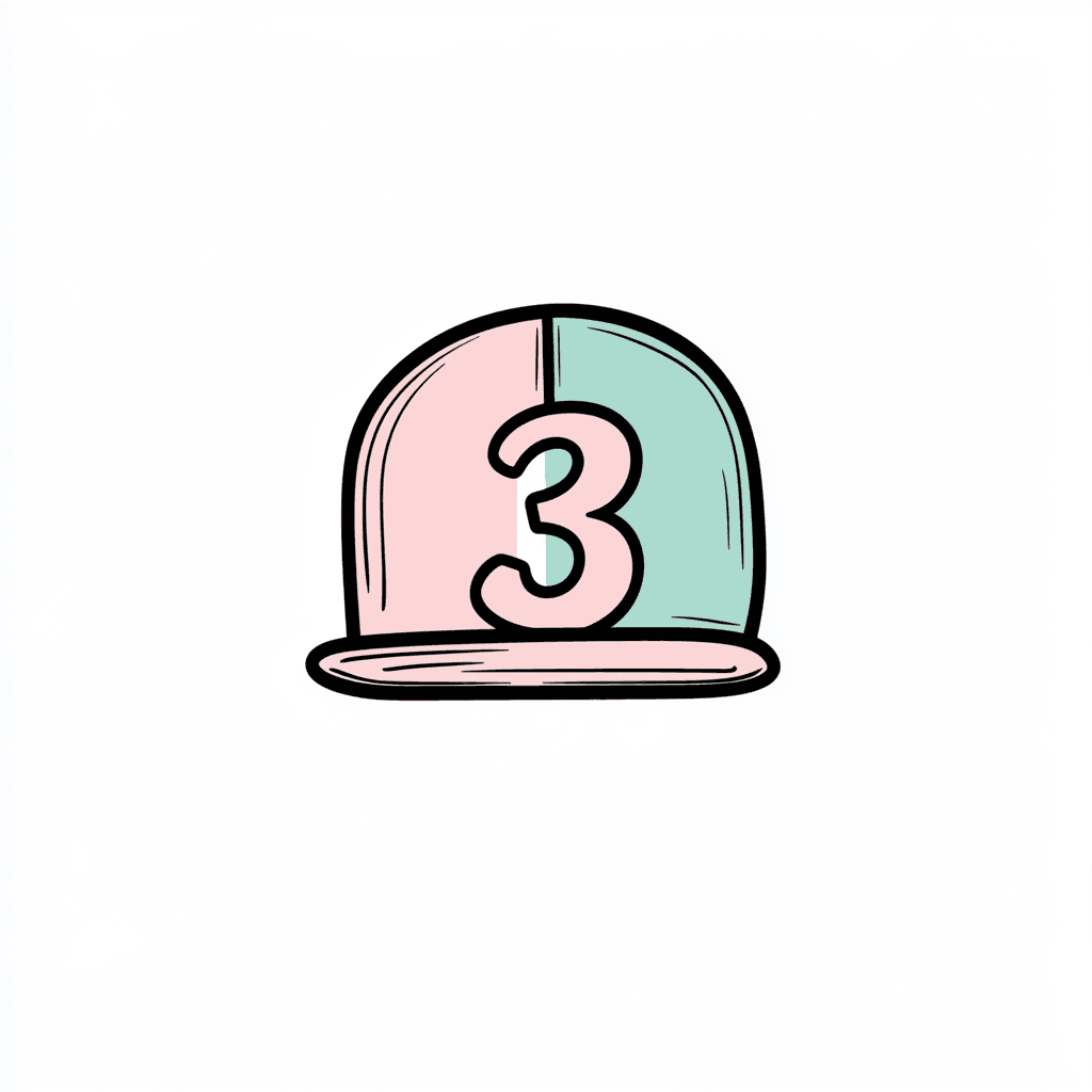 Cute Number 068 original repeating artwork