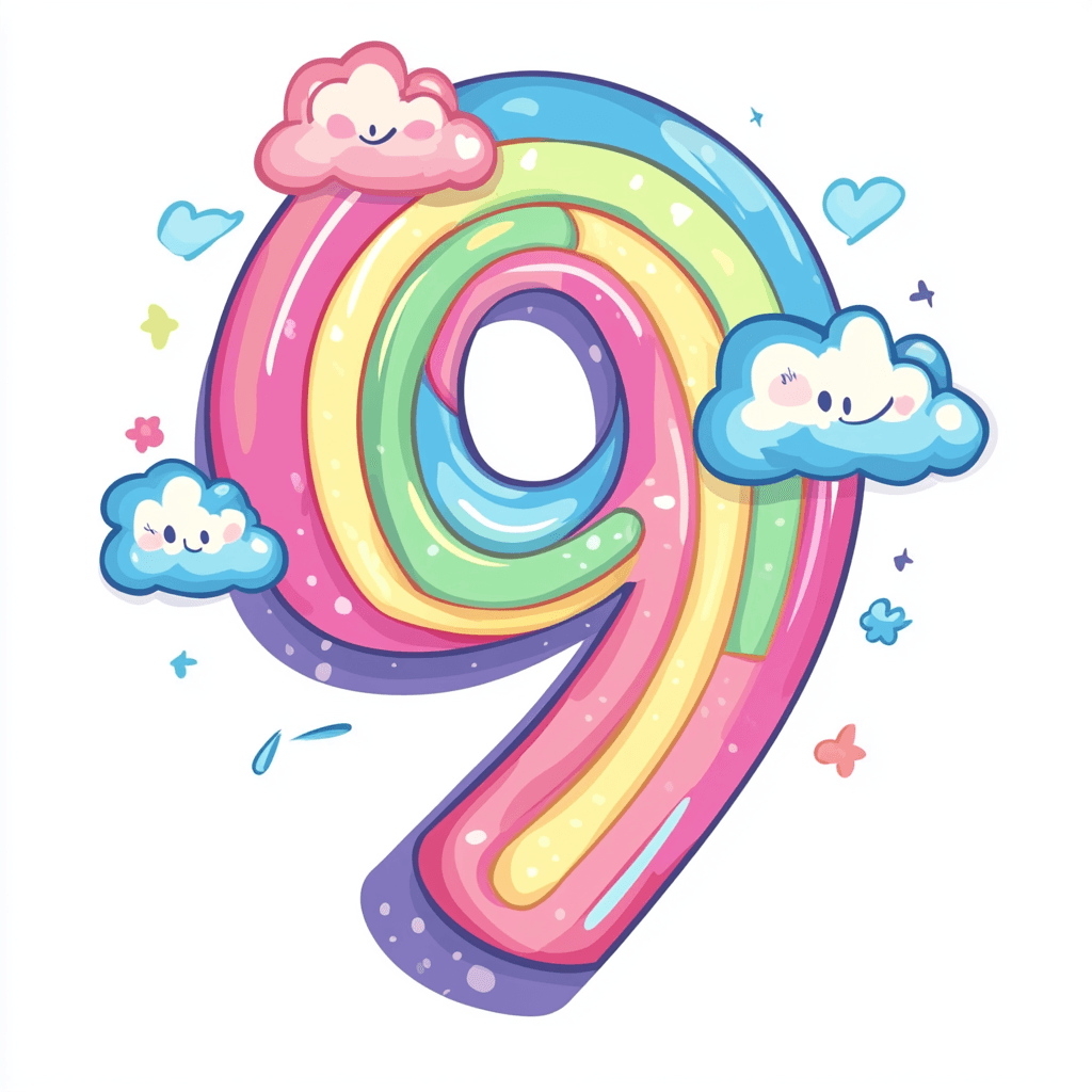Rainbow 122 original repeating artwork