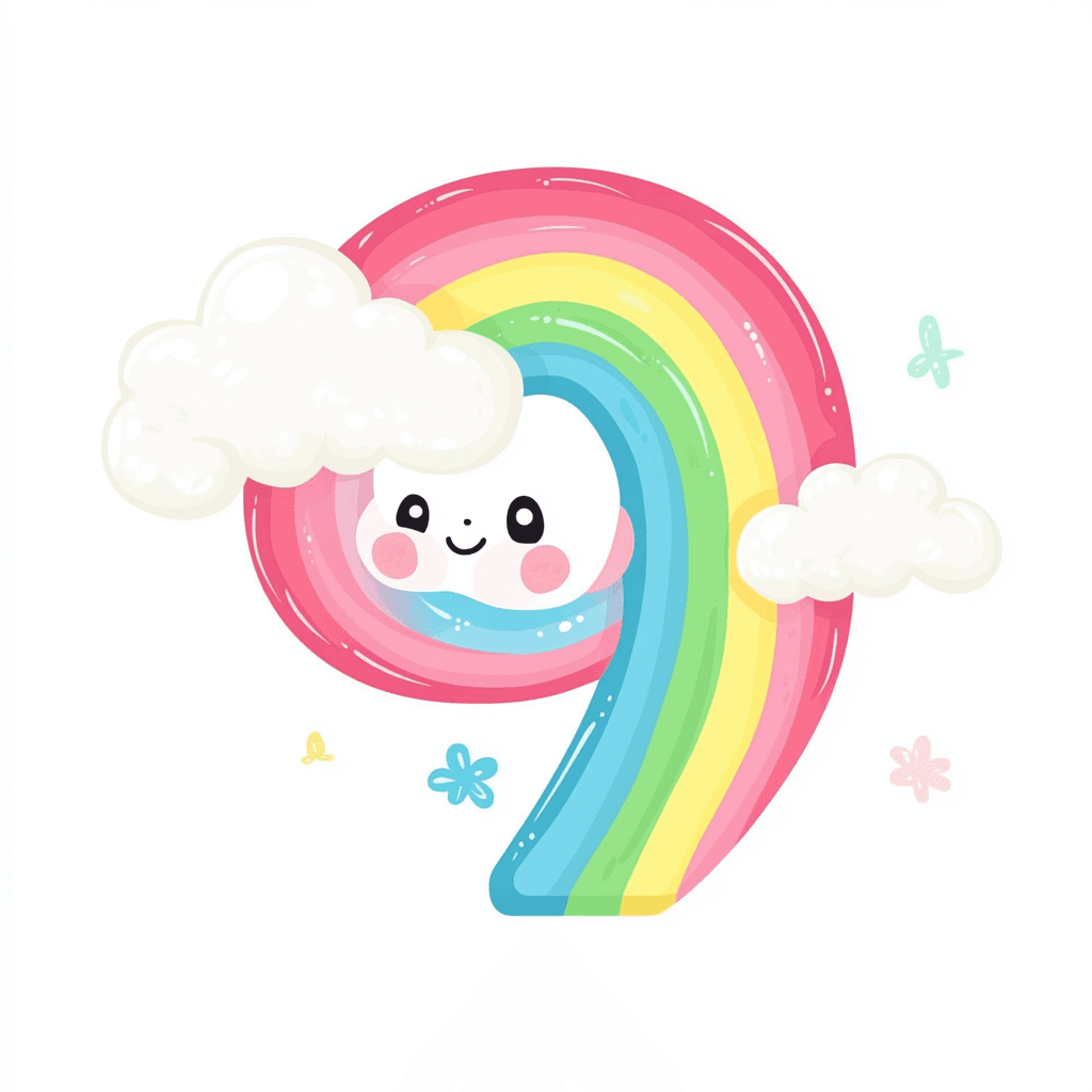 Rainbow Street original repeating artwork
