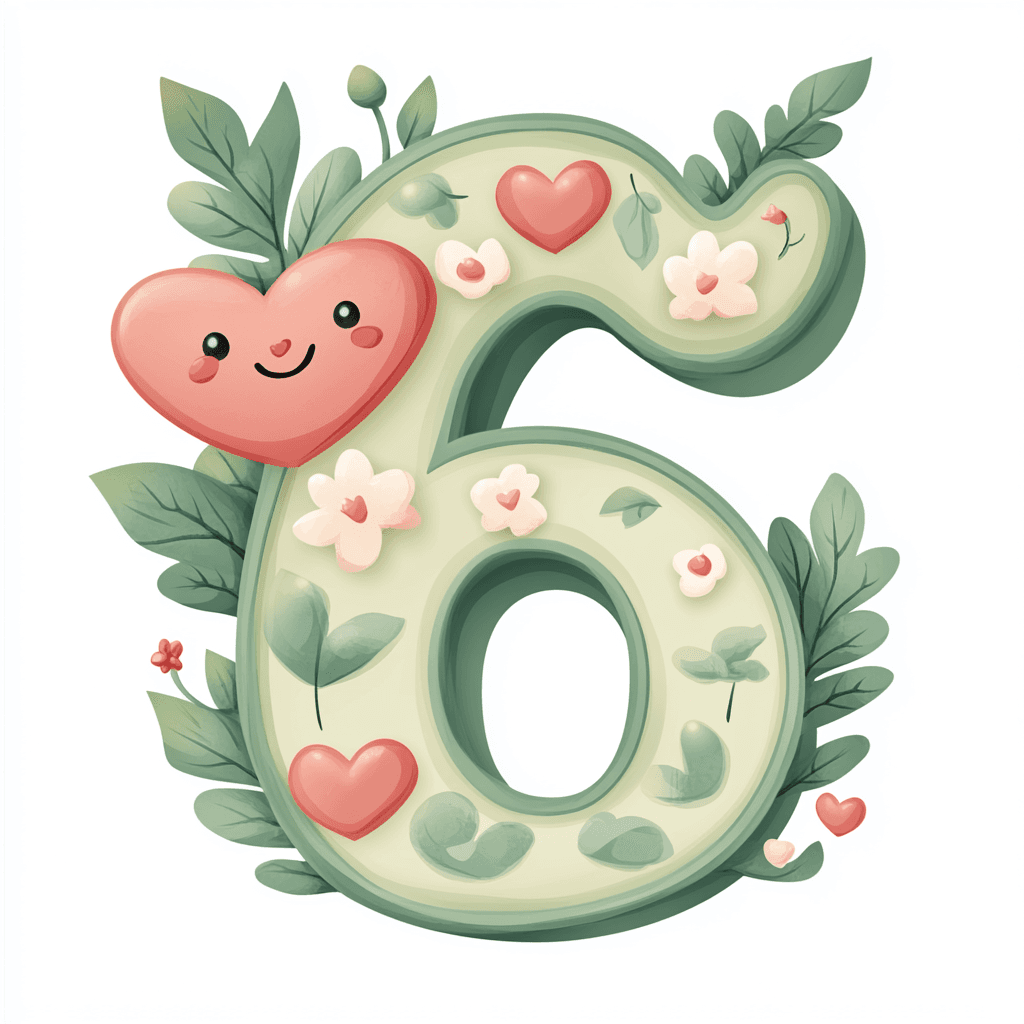 Cute Number Beats original repeating artwork