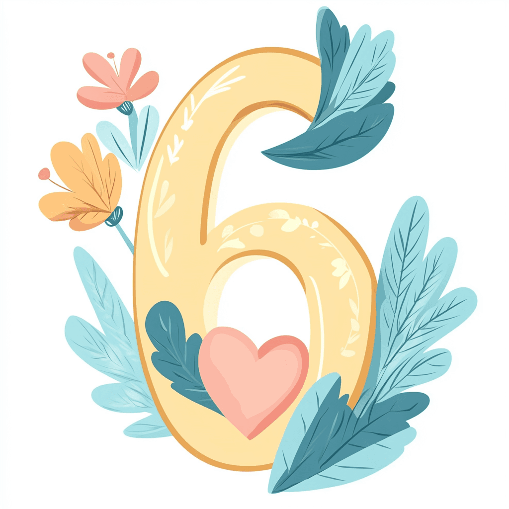 Cute Number 013 original repeating artwork