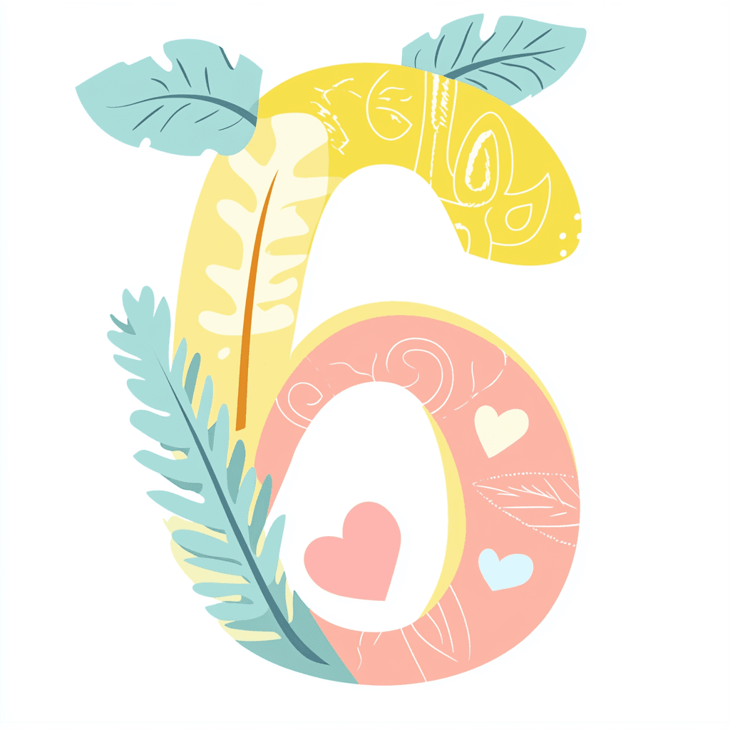 Cute Number Go original repeating artwork