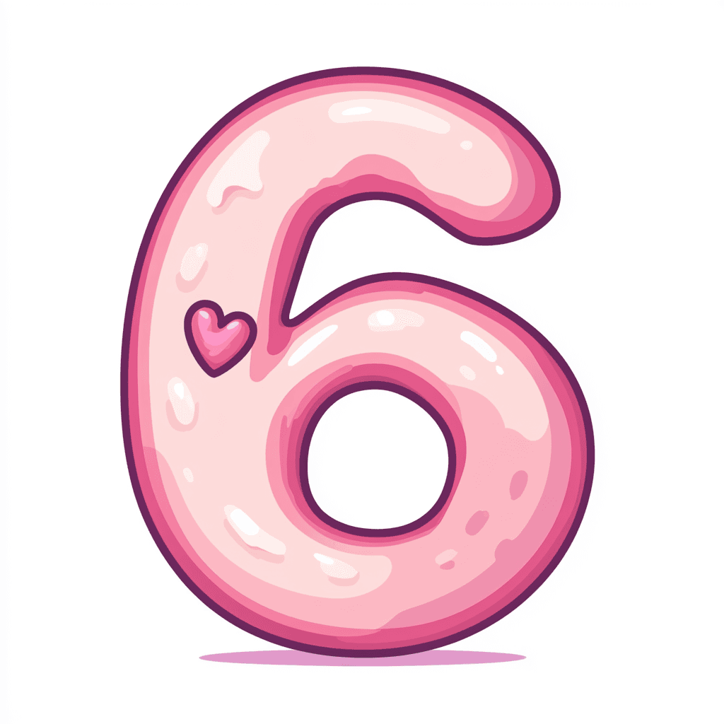 Cute Number 062 original repeating artwork