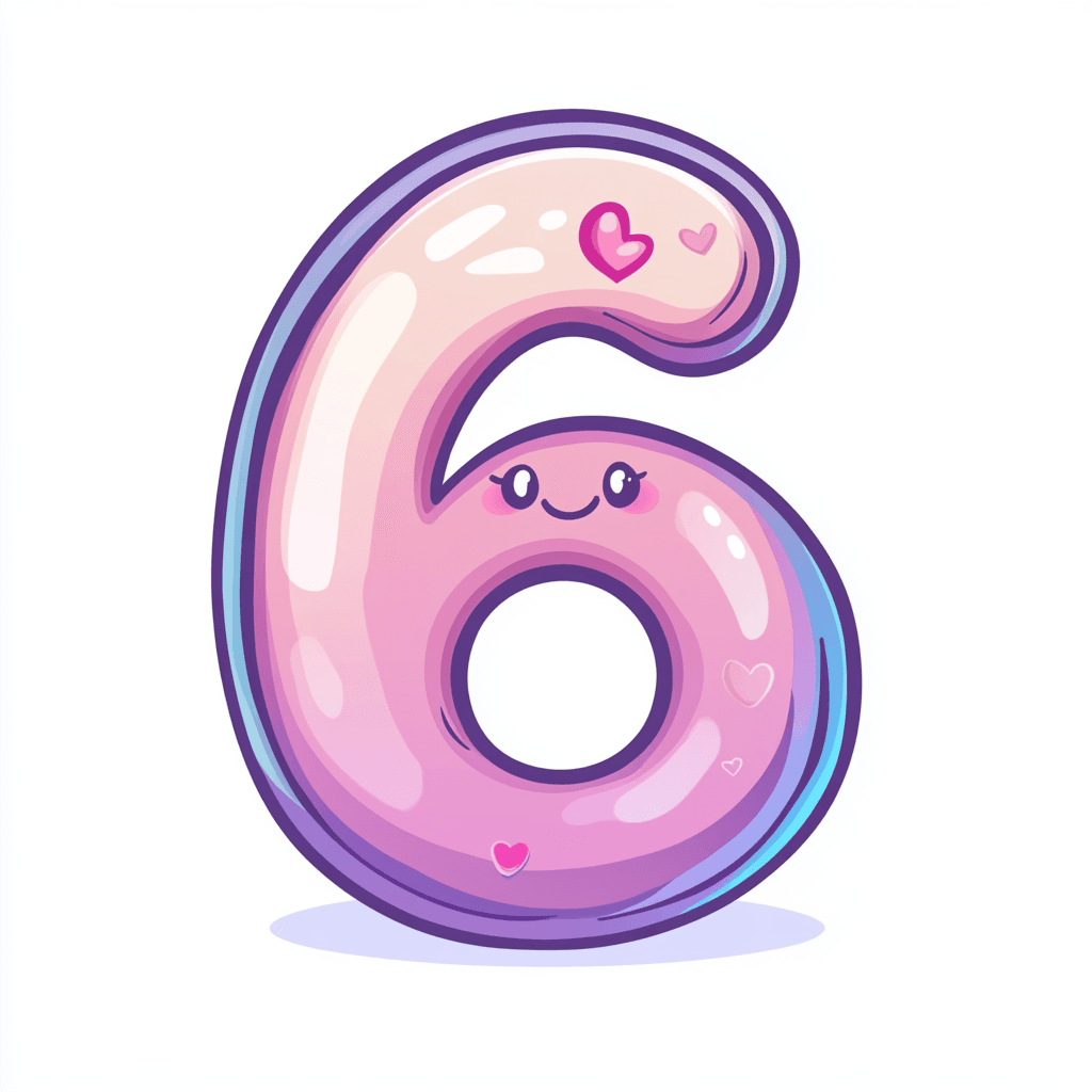 Cute Number 072 original repeating artwork