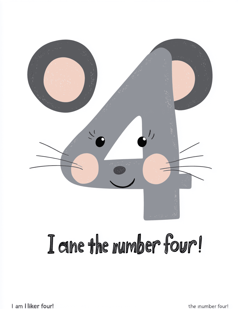 Animal Number 242 original repeating artwork