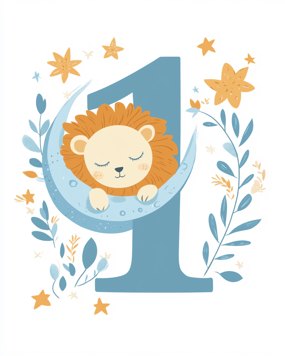 Animal Number Daybreak original repeating artwork