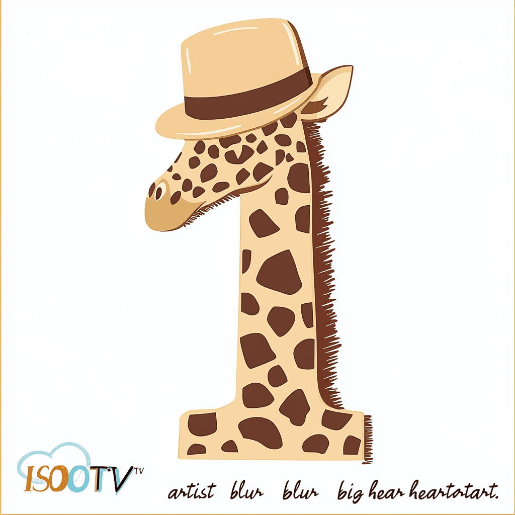 Animal Number 071 original repeating artwork
