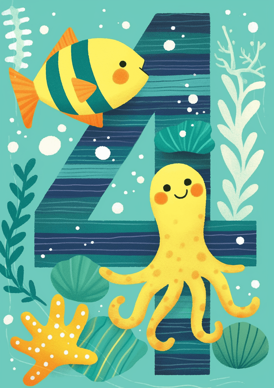 Animal Number 271 original repeating artwork
