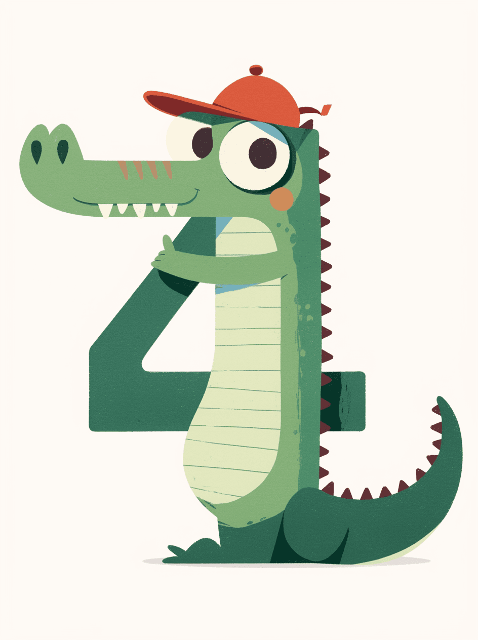 Animal Number 156 original repeating artwork