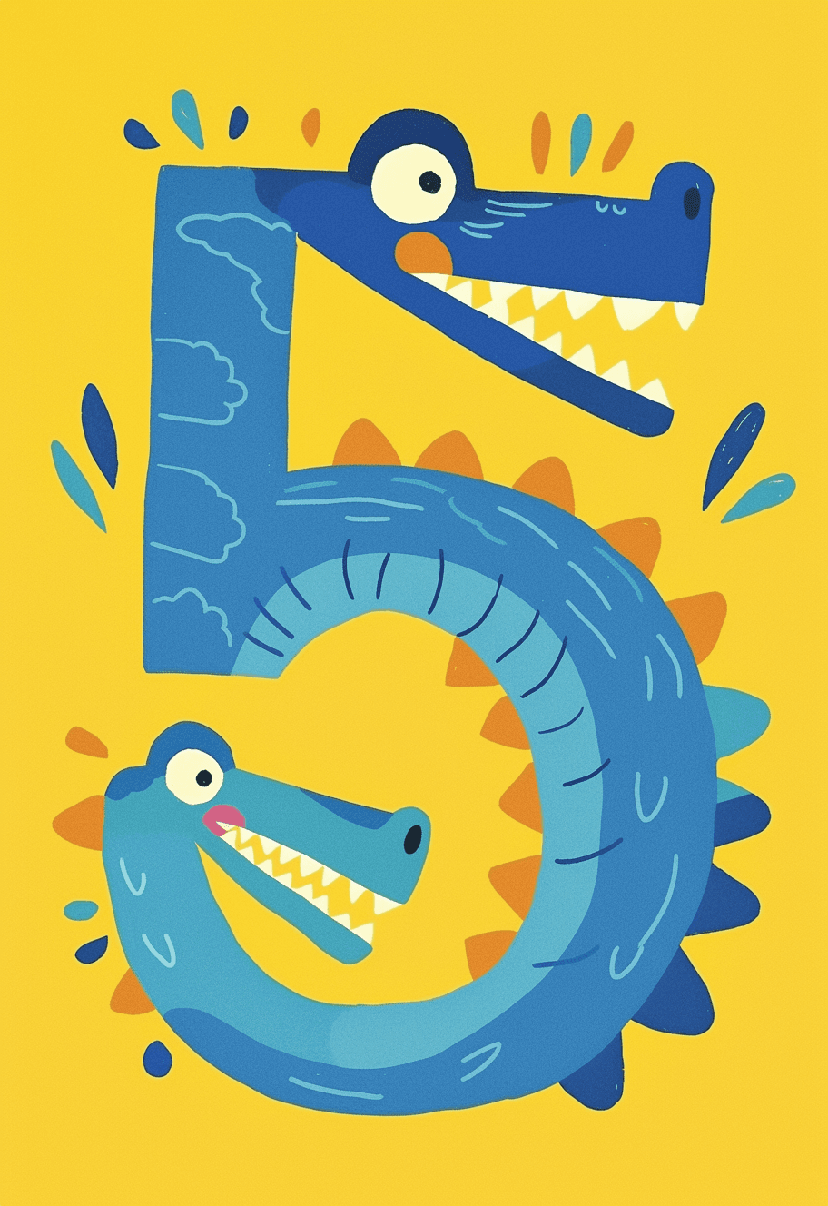 Animal Number 237 original repeating artwork