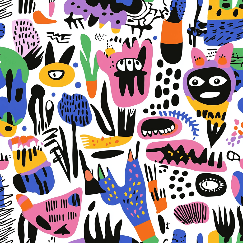 Fun Press original repeating artwork