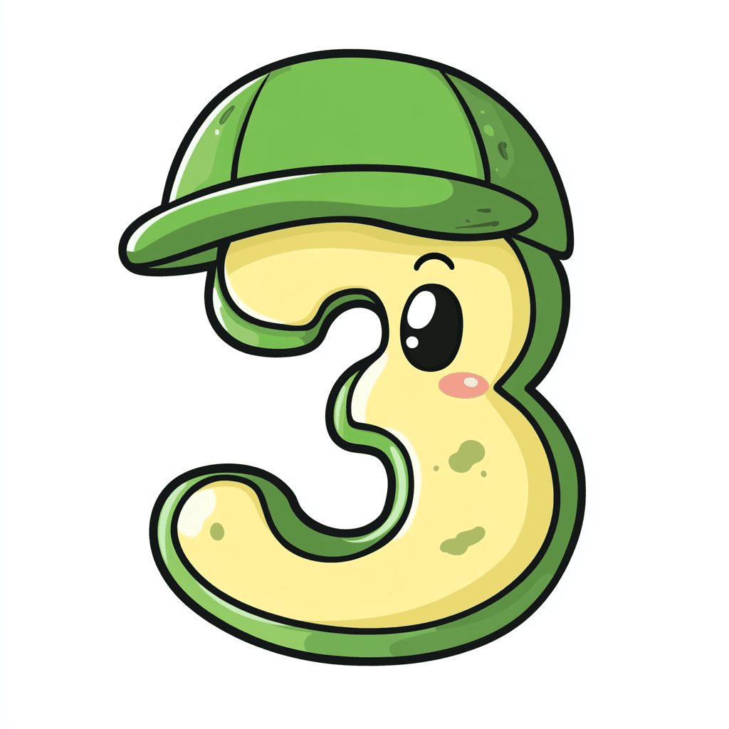 Cute Number 019 original repeating artwork
